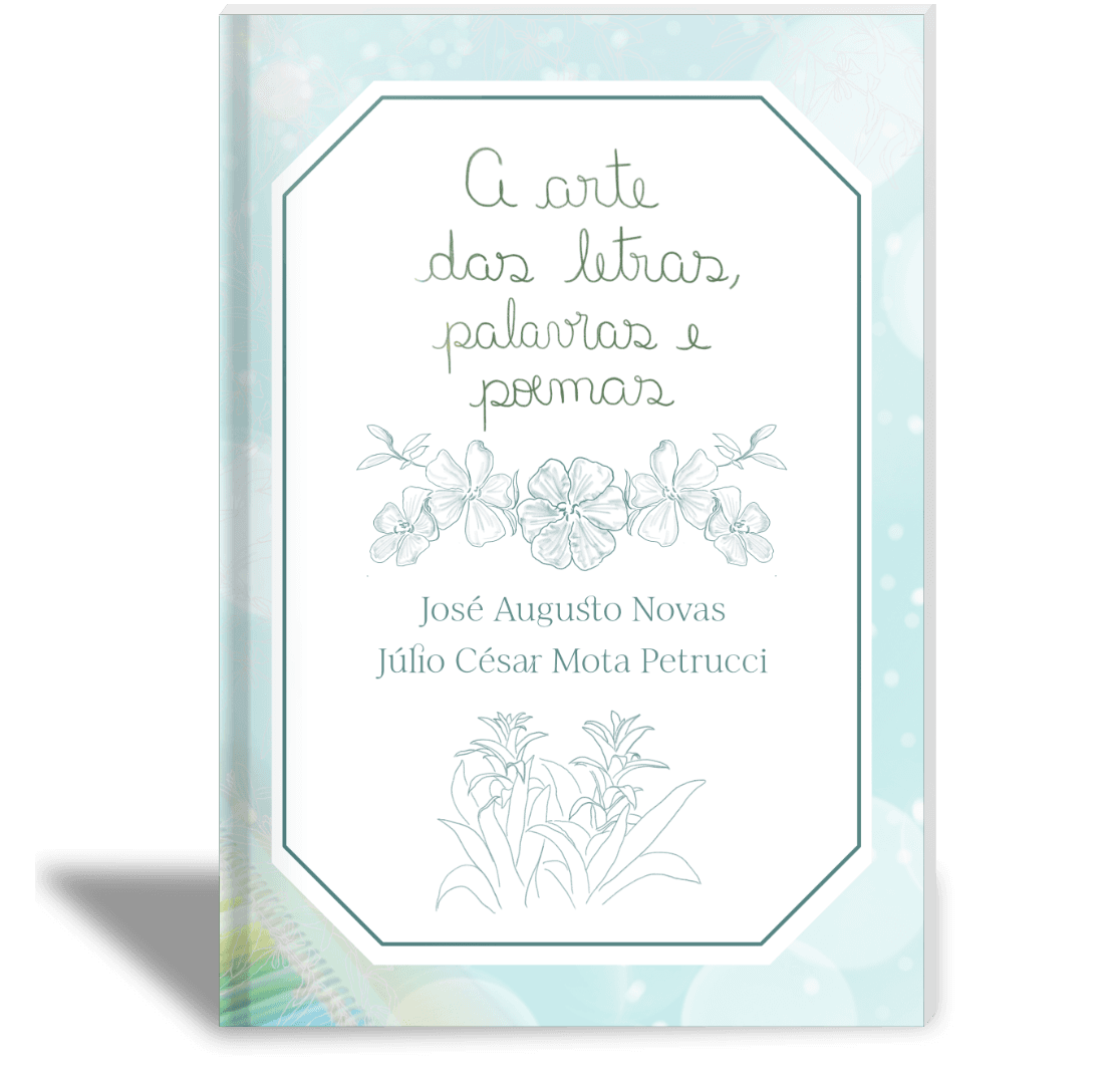 Capa: A arte das letras, palavras e poemas