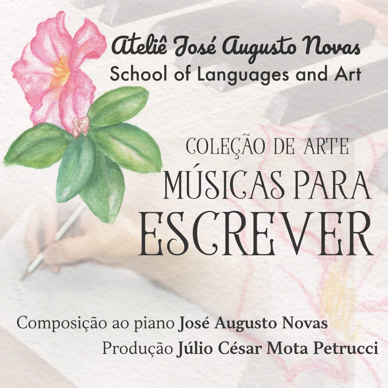 Capa de Piano – Músicas para Escrever