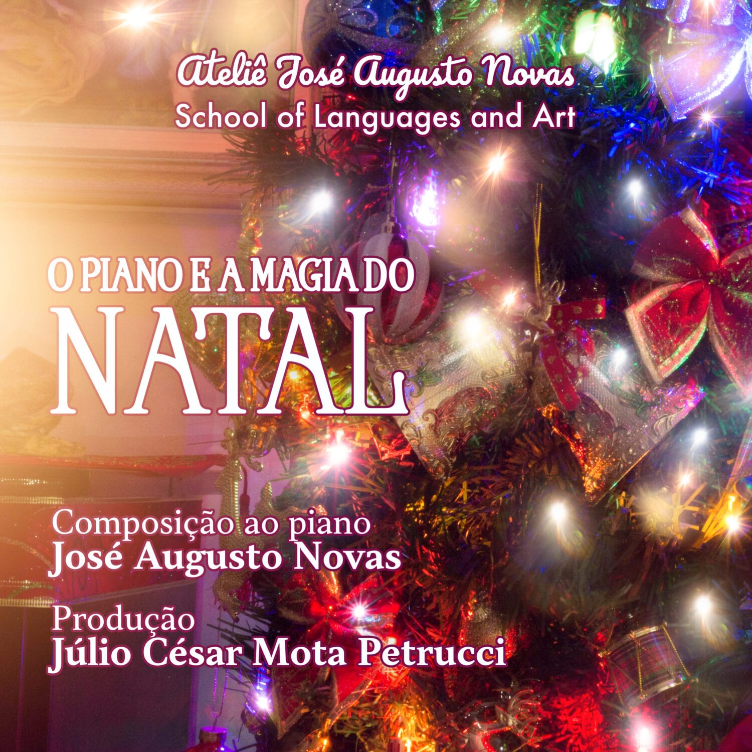 Capa de O piano e a magia do natal