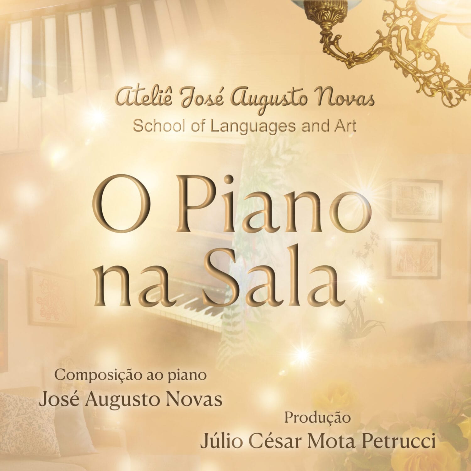 Capa de O piano na Sala